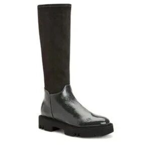 AQUATALIA Hillaria chunky platform Tall Boot Suede NWOB